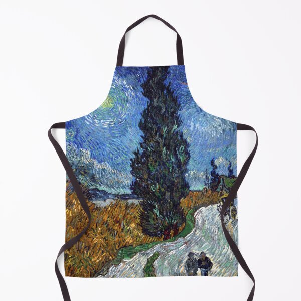 Item preview, Road with Cypress and Star( Country Road in Provence by Night)- Vincent van Gogh designed and sold by LexBauer.