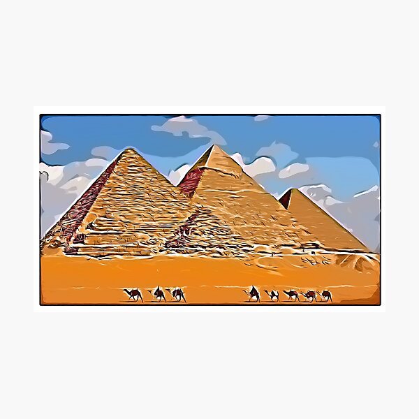Artikel-Vorschau von Große Pyramide von Gizeh Artwork, designt und verkauft von architrendzteam.