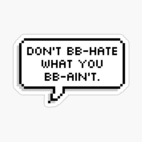 BB-Hasser Sticker