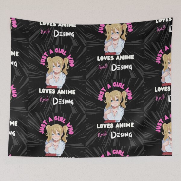 Item preview, Just A Girl Who Loves Anime and desing designed and sold by criart.