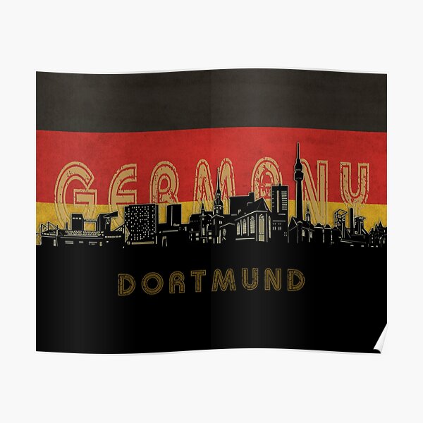 Dortmund City Skyline Posters Redbubble