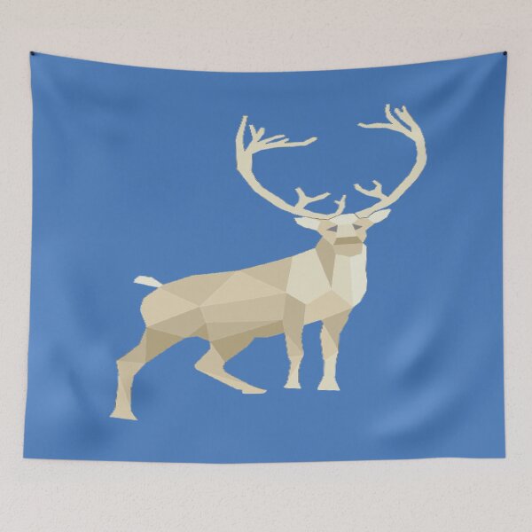 Item preview, mountain deer art designed and sold by customgiftstore.