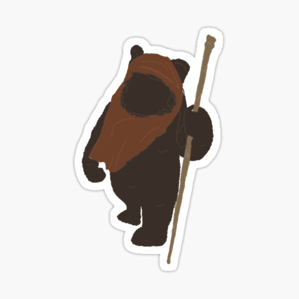 Vista previa del artículo con la obra «Endor Ewoks», diseñado y vendido por K-S-Designs.