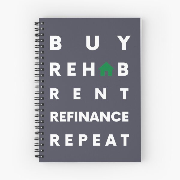 Item preview, BRRRR - Buy, Rehab, Rent, Refinance, Repeat designed and sold by Invstr-Swag.
