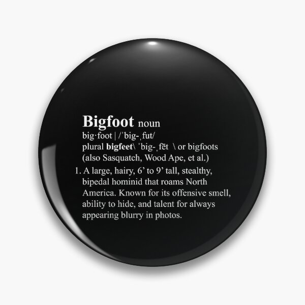 Artikelvorschau, Lustige Bigfoot-Definition entworfen und verkauft von RoguePixel.
