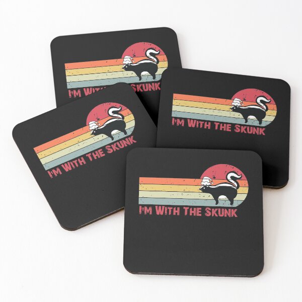 Artikelvorschau, Skunk Squad Lover Vintage Retro Sonnenuntergang Lustiges Geburtstagsgeschenk entworfen und verkauft von Akmloza.