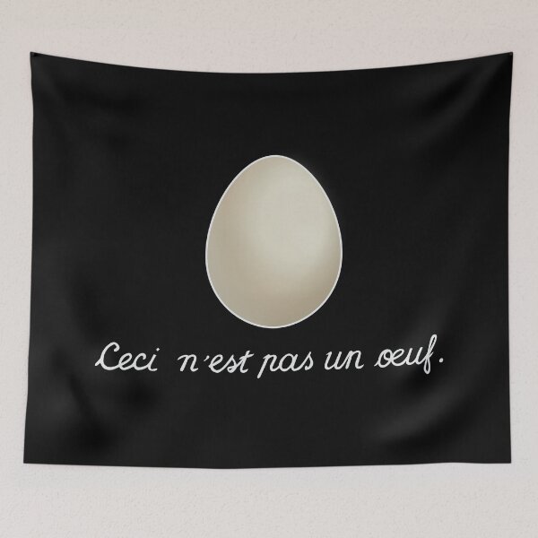 Item preview, Ceci n'est pas un oeuf. designed and sold by Art by s2ray.
