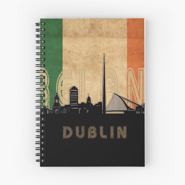 Item preview, dublin skyline flag designed and sold by BekimART2.