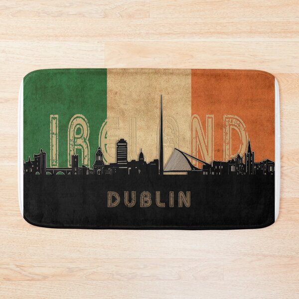 Item preview, dublin skyline flag designed and sold by BekimART2.