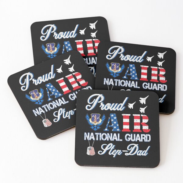 Item preview, Proud Air National Guard Step-Dad Air Force Veterans Day Veterans Day 4th of July Gift designed and sold by Genesis68.
