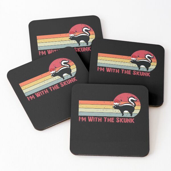 Item preview, Skunk Squad Lover Vintage Retro Sunset Funny Birthday Gift designed and sold by Akmloza.