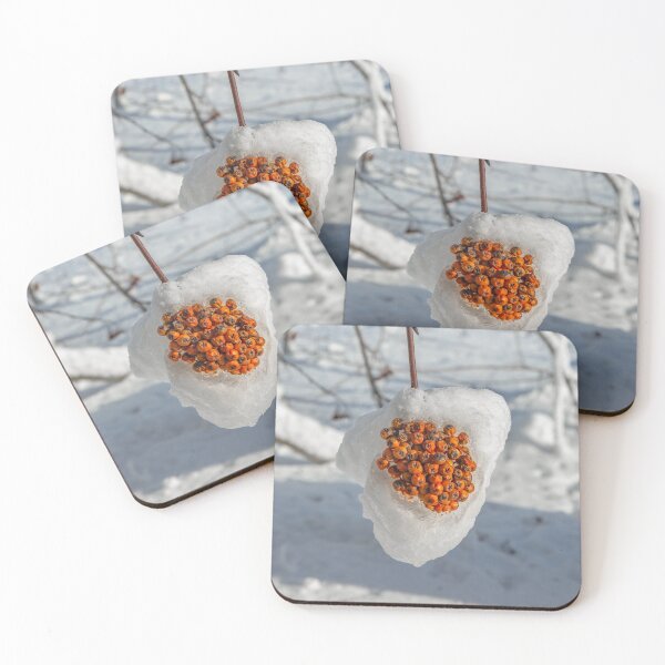 Item preview, Frozen heart of a rowanberry bunch designed and sold by Svetlana Korneliuk.