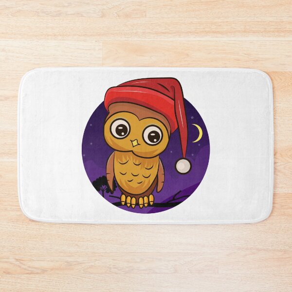 Item preview, Owl Cartoon Night | Christmas Night | Magic Night designed and sold by Melcu.