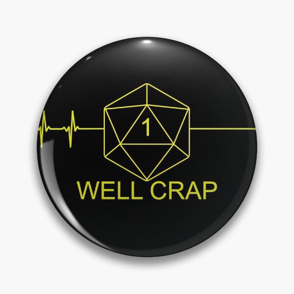 Item preview, nat 1 crit fail d20 RPG geek gift designed and sold by AllLeftSides42.