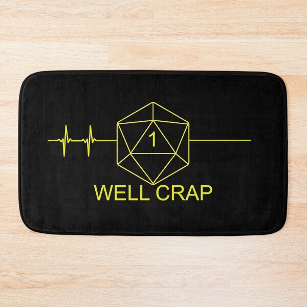 Item preview, nat 1 crit fail d20 RPG geek gift designed and sold by AllLeftSides42.