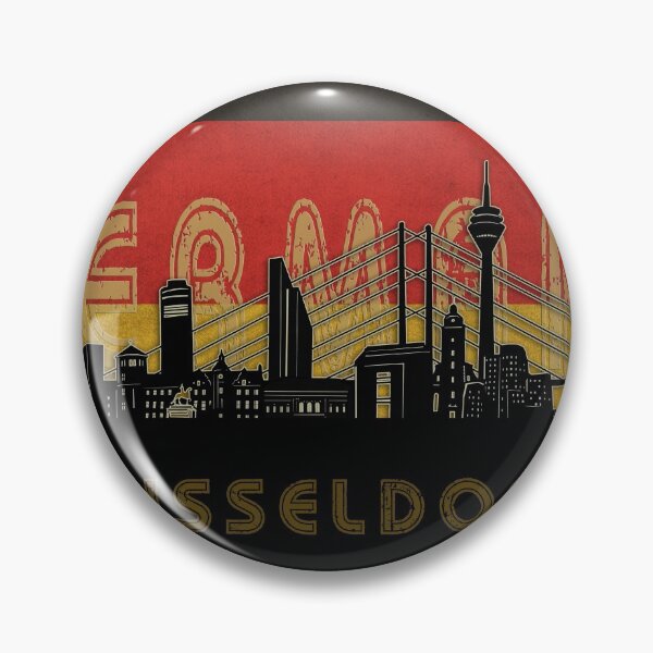 Item preview, dusseldorf skyline flag designed and sold by BekimART2.
