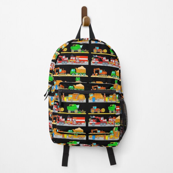 Item preview, Kids Cars Trucks Vehicles like Firetruck Tractor Garbage Truck Excavator designed and sold by samshirts.