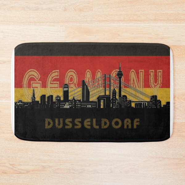 Item preview, dusseldorf skyline flag designed and sold by BekimART2.