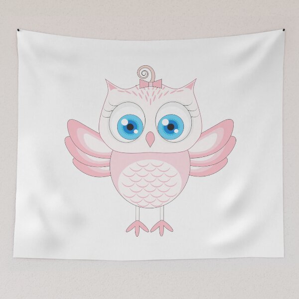 Item preview, Cute Travelling Owl in Pink designed and sold by Mariv19.