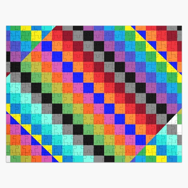 Colored Squares Jigsaw Puzzle