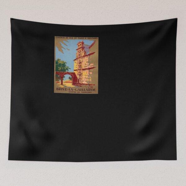 Item preview, retro iconic Brive La Gaillarde designed and sold by CorasPosters.