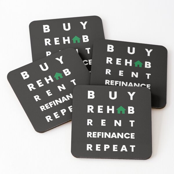 Item preview, BRRRR - Buy, Rehab, Rent, Refinance, Repeat designed and sold by Invstr-Swag.
