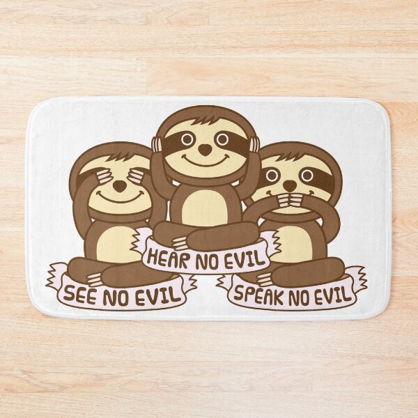 Item preview, Sloths See Hear Speak No Evil designed and sold by plushism.