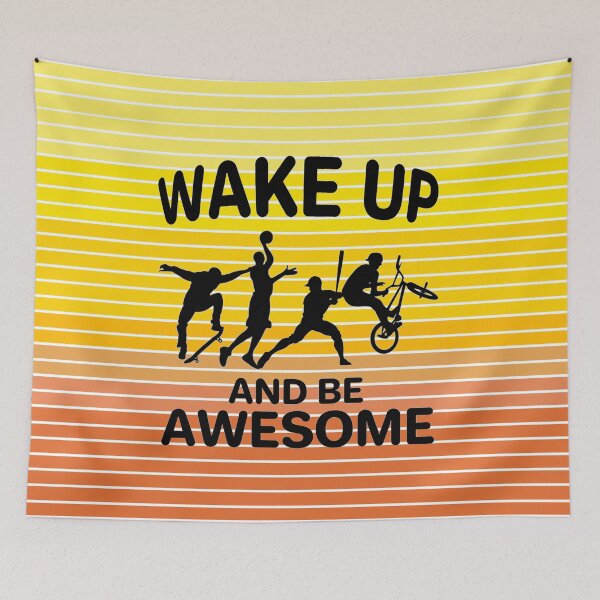 Item preview, Wake up and be awesome designed and sold by aktiveaddict.