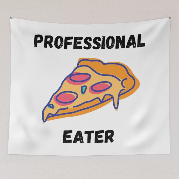 Item preview, Professional Pizza Eater Funny Pizza Lover Gift designed and sold by Nathalie Aynié.