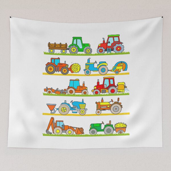 Item preview, 10 Tractors for Kids Toddlers Boy Girl designed and sold by samshirts.