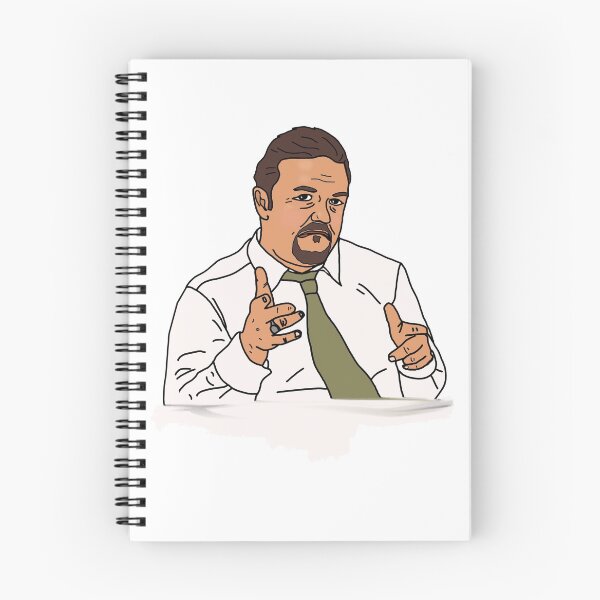 Item preview, David Brent Ricky Gervais Cutout designed and sold by Charlotte Thomas.