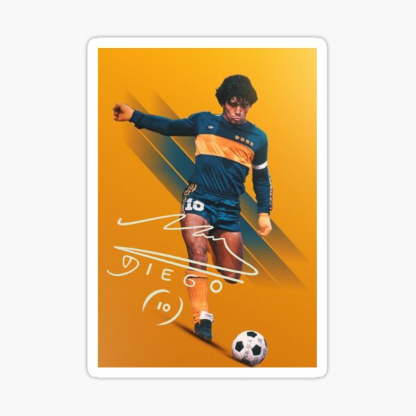 maradona boca juniors Pegatina