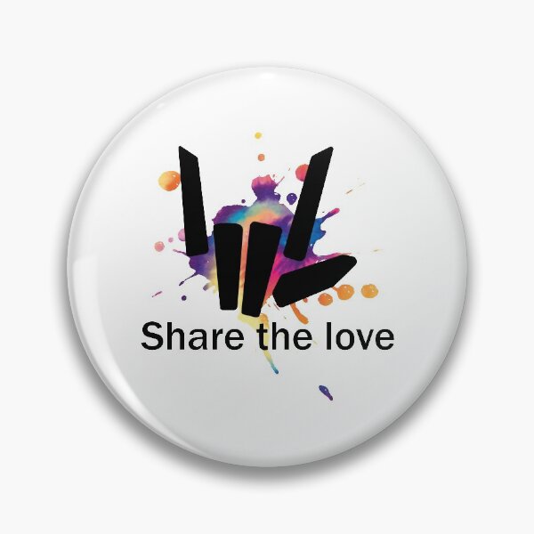 Item preview, Share the Love tye dye designed and sold by tinypurpleland.