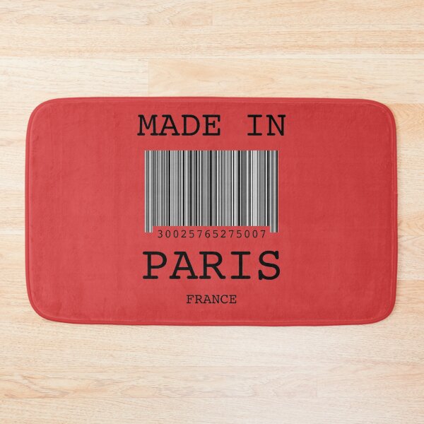 Item preview,  Made in Paris France Barcode Gift Idea. designed and sold by Kipcio.