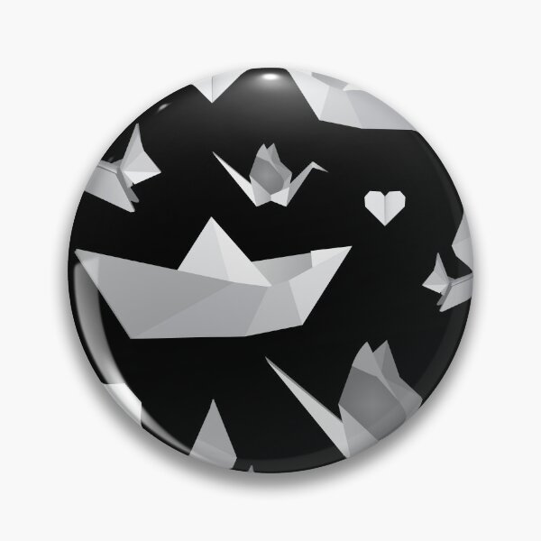 Item preview, origami pattern (black) designed and sold by ibyrd-7.