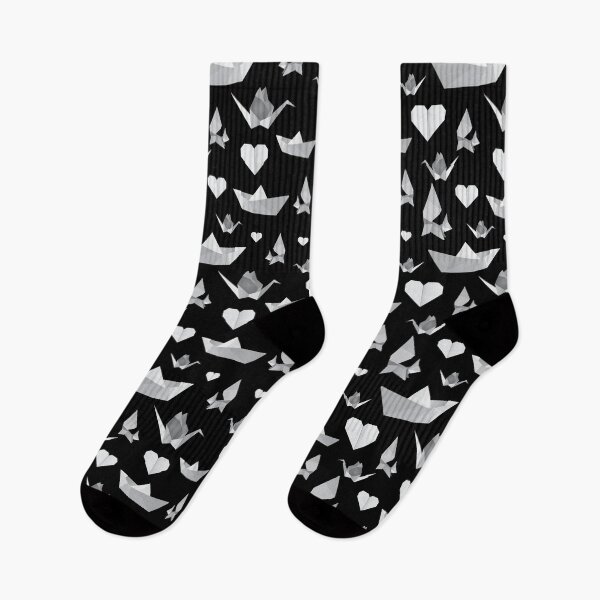 Item preview, origami pattern (black) designed and sold by ibyrd-7.