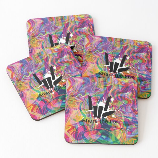 Item preview, Share the Love tye dye designed and sold by tinypurpleland.