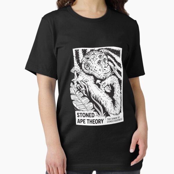 Item preview, Stoned Ape Theory - Psychedelic, Magic Mushroom, Terence Mckenna, Joe Rogan inspired shirt designed and sold by cheesejake.