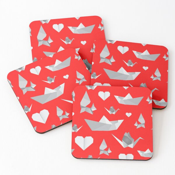 Item preview, origami pattern (red) designed and sold by ibyrd-7.