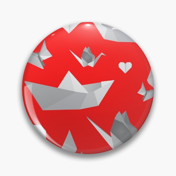 Item preview, origami pattern (red) designed and sold by ibyrd-7.
