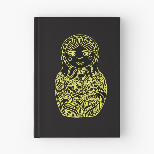 Item preview, Nesting Doll - Black and Yellow Palette designed and sold by Niina  Niskanen.