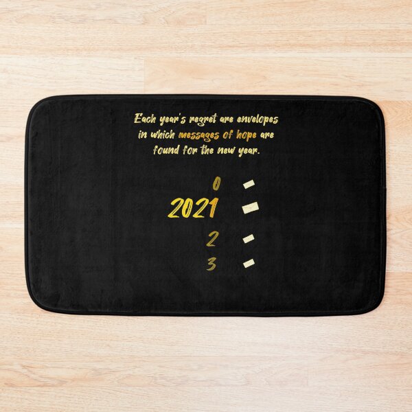 Item preview, New Year's regret | 2021 | hope for the new year designed and sold by Staymotivated0.