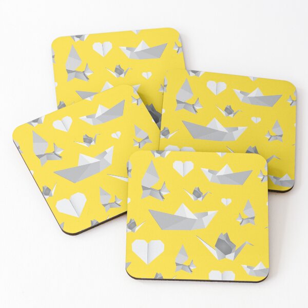 Item preview, origami pattern (yellow) designed and sold by ibyrd-7.