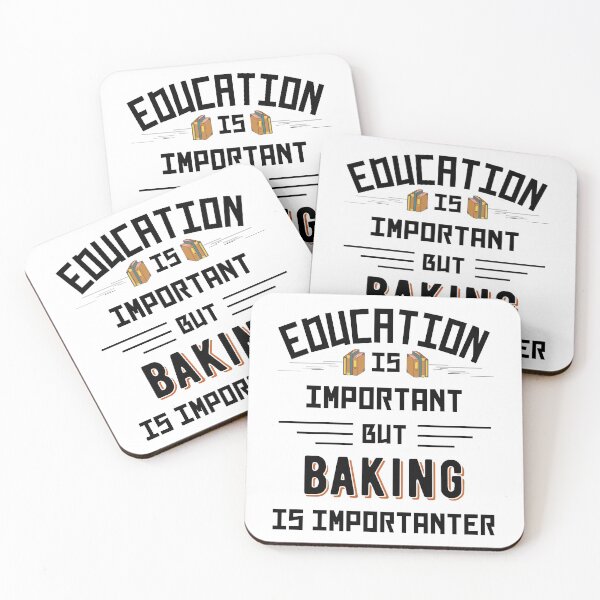 Item preview, Education Is Important But Baking Is Importanter designed and sold by Joseph Narob.