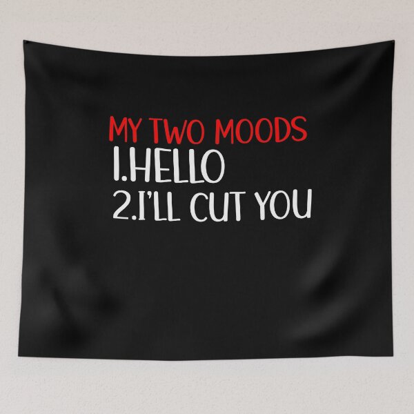 Item preview, Womens My Two Moods Funny Novelty Humor Sarcastic Cool Graphic Hilarious designed and sold by Akmloza.