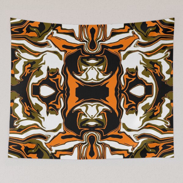 Item preview, Fluid art mixture. Abstract liquid background with mixing colors designed and sold by moustafakhalil.