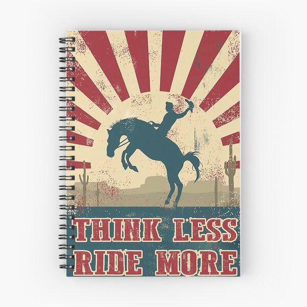 Item preview, think less ride more vintage horse designed and sold by mlnana.