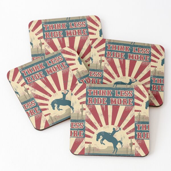 Item preview, think less ride more vintage horse designed and sold by mlnana.