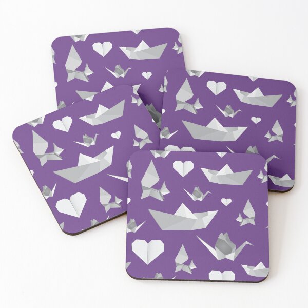 Item preview, origami pattern (purple) designed and sold by ibyrd-7.