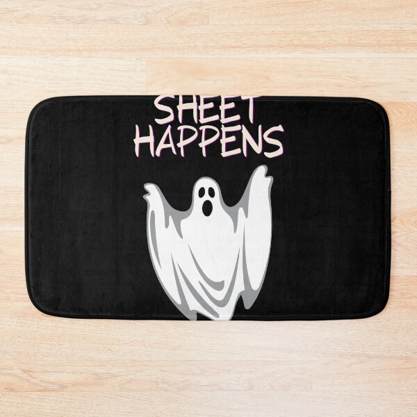 Item preview, Sheet Happens Ghost Trick or Treat Halloween designed and sold by RGVDesigns.